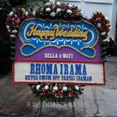 bunga-papan-wedding-005 - Toko Bunga Bojonegoro, florist bojonegoro, bunga papan bojonegoro, karangan bunga bojonegoro, online 24 jam, bunga ucapan benner digital