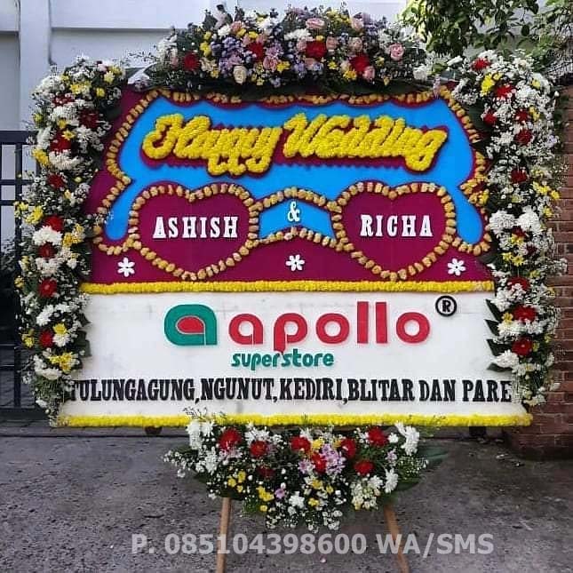 bunga-papan-wedding-002 - Toko Bunga Bojonegoro, florist bojonegoro, bunga papan bojonegoro, karangan bunga bojonegoro, online 24 jam, bunga ucapan benner digital